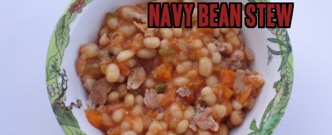 Nutritious and delicious navy bean stew