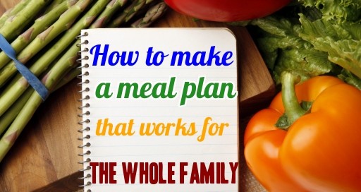 Step-by-step instructions on how to make a meal plan for your whole family.