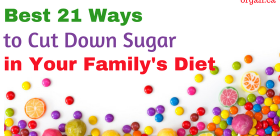 Ways to cut down sugar
