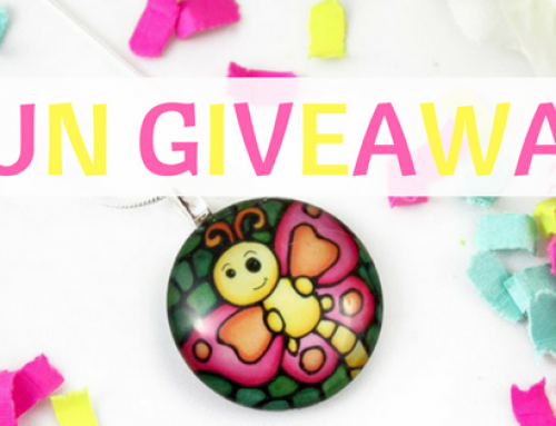 Fun Giveaway! Lovely Glass Pendant for Girls